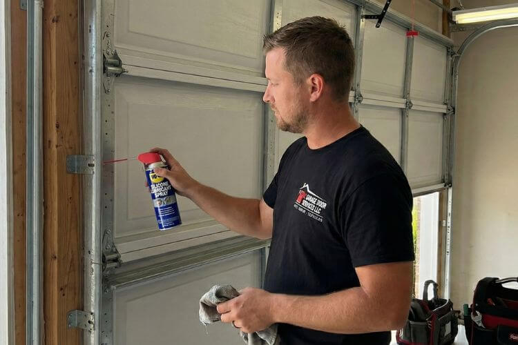 Garage door maintenance